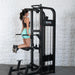 Excel Selectorized Assisted Chin / Dip Combo - Functional Handles - Collapsable Knee Pad - Adjustable Width Dip Bars - Sweatfully