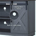 Eira Farmhouse 56-inch TV Stand with Storage Cabinet and Cable Holes, Entertainment Center Console for Living Room, Bedroom - Sweatfully