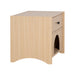 Travis Modern Natural 22-inch Side Table with Pet-Friendly Nook - Sweatfully