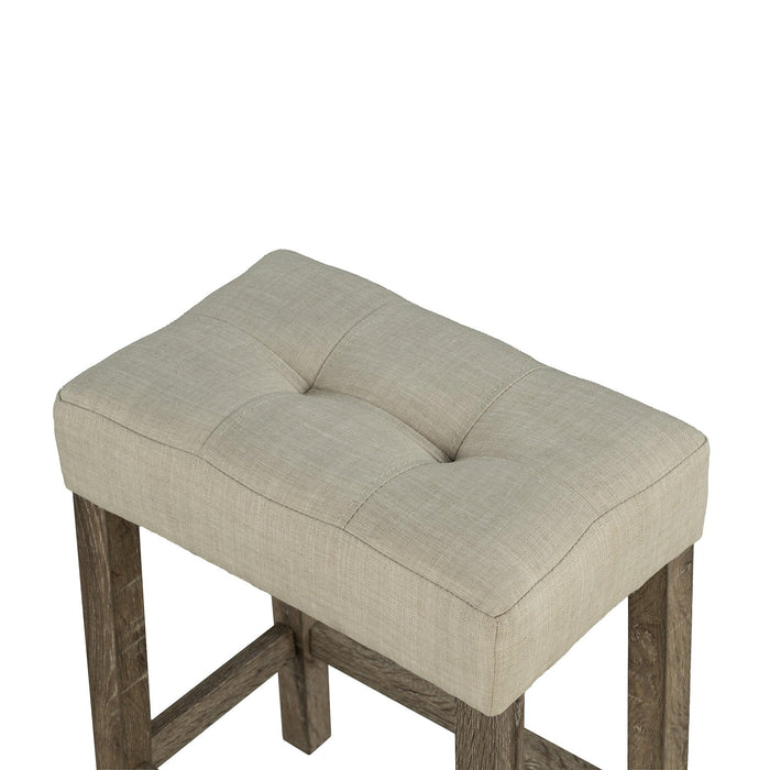 1 Traditional Breakfast Dining Table Set with 2 Stools for Apartment - Sweatfully