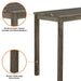 1 Traditional Breakfast Dining Table Set with 2 Stools for Apartment - Sweatfully