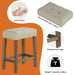1 Traditional Breakfast Dining Table Set with 2 Stools for Apartment - Sweatfully