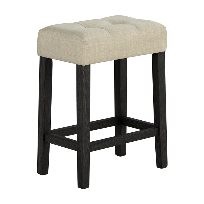 48" Modern Breakfast 1 Dining Table Set with 2 Stools for Apartment, Travertine Table Top - Sweatfully
