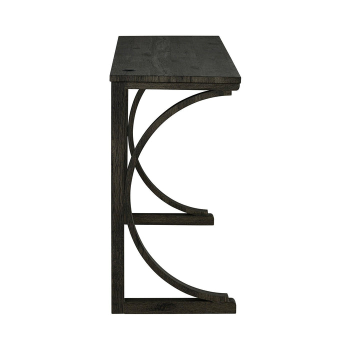 59" Rustic Dining&Bar Table Set with 3 Stools for Apartment, USB-A & USB-C Charging Ports - Sweatfully