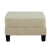 Beige 3 Piece Set Comfy Sofa Couch 3-Seater & Loveseat Sofa with Storage Ottoman with USB - Sweatfully