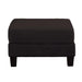 Black 3 Piece Set Comfy Sofa Couch 3-Seater & Loveseat Sofa with Storage Ottoman for Living Room with USB, Side Pockets, Pillows included - Sweatfully