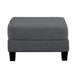 Dark Gray 3 Piece Set Comfy Sofa Couch 3-Seater & Loveseat Sofa with Storage Ottoman for Living Room with USB, Side Pockets, Pillows included - Sweatfully