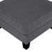 Dark Gray 3 Piece Set Comfy Sofa Couch 3-Seater & Loveseat Sofa with Storage Ottoman for Living Room with USB, Side Pockets, Pillows included - Sweatfully