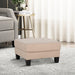 Beige 3-Piece Sofa Set with Storage Ottoman & USB Charging - Sweatfully