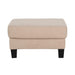 Beige 3-Piece Sofa Set with Storage Ottoman & USB Charging - Sweatfully
