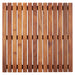 Redfish Oiled Teak Shower and Bath Mat 19.6″ x 19.6″ - Sweatfully