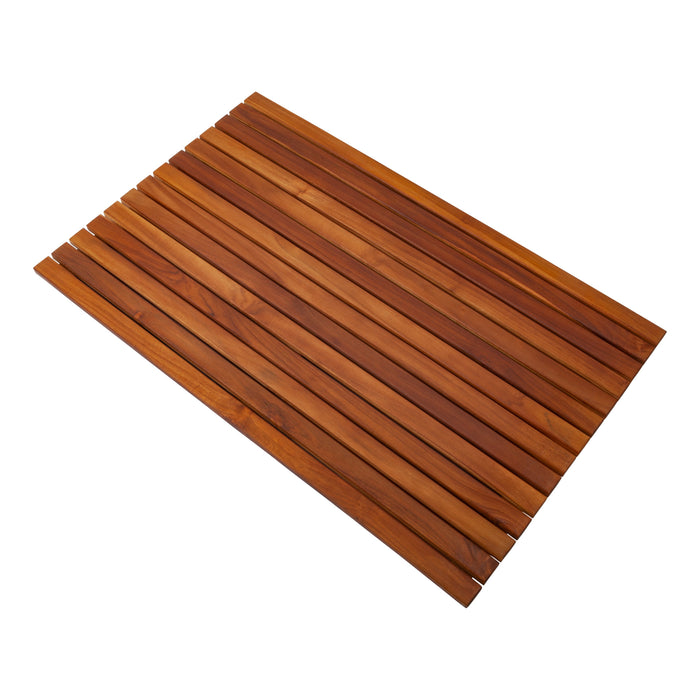 Bel Air Indoor or Outdoor Teak Shower and Bath Mat 31.4″ x 19.6″ - Sweatfully