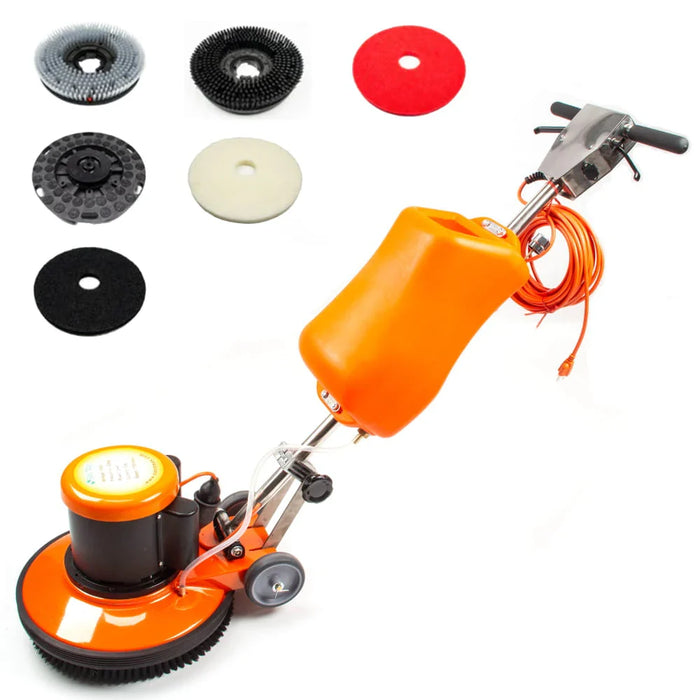 SM420AC 17" Professional Multi-Functional Floor Buffer Scrubber - High Power, Large Capacity for Industrial and Commercial Use - Sweatfully