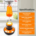 SM420AC 17" Professional Multi-Functional Floor Buffer Scrubber - High Power, Large Capacity for Industrial and Commercial Use - Sweatfully