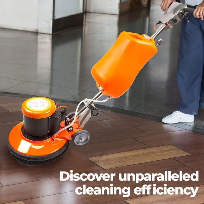 SM420AC 17" Professional Multi-Functional Floor Buffer Scrubber - High Power, Large Capacity for Industrial and Commercial Use - Sweatfully