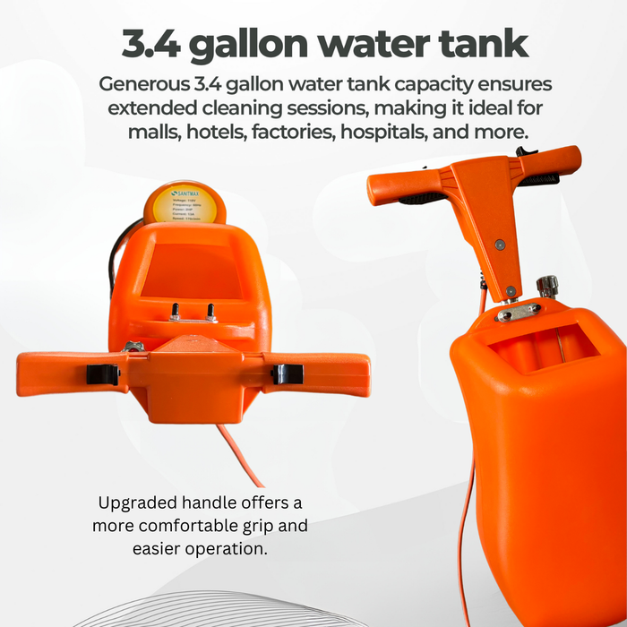 SM421AC 17" Professional Multi-Functional Floor Buffer Scrubber - High Power, Large Capacity for Industrial and Commercial Use - Sweatfully