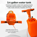 SM421AC 17" Professional Multi-Functional Floor Buffer Scrubber - High Power, Large Capacity for Industrial and Commercial Use - Sweatfully