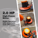 SM421AC 17" Professional Multi-Functional Floor Buffer Scrubber - High Power, Large Capacity for Industrial and Commercial Use - Sweatfully