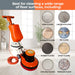 SM421AC 17" Professional Multi-Functional Floor Buffer Scrubber - High Power, Large Capacity for Industrial and Commercial Use - Sweatfully