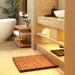 Yukon Teak Shower and Bathmat 24" x 24" - Sweatfully