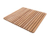 Yukon Teak Shower and Bathmat 24" x 24" - Sweatfully