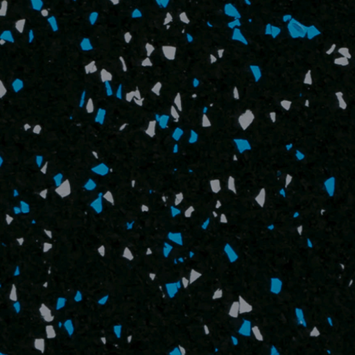 Grid Regrind Rubber Bull Tiles CORE Series Rubber Flooring with Flecks (1 sq. ft.) - Sweatfully