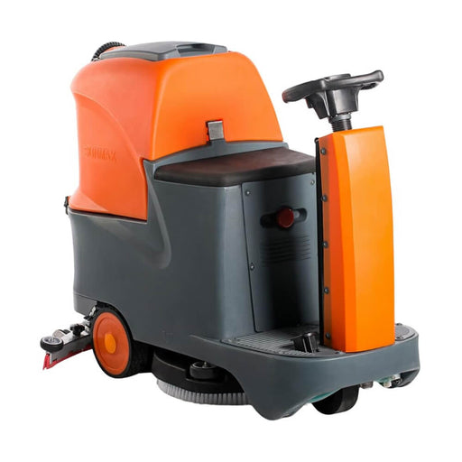 SMX 22" Heavy Duty Electric Industrial Ride-On Floor Scrubber With Dual Tanks (SAK48153) - Sweatfully
