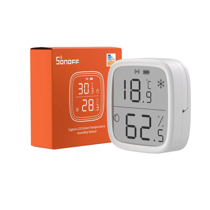 SONOFF Zigbee LCD Display Smart Temperature Humidity Sensor - Sweatfully