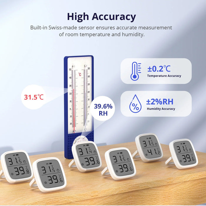 SONOFF Zigbee LCD Display Smart Temperature Humidity Sensor - Sweatfully