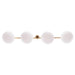 Spark Modern Gold Linear 4 Light Chandelier - Sweatfully