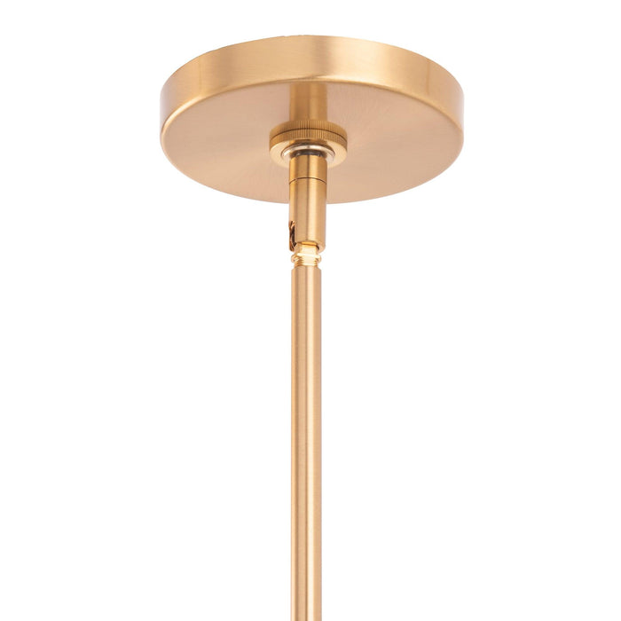 Spark Modern Gold Linear 4 Light Chandelier - Sweatfully