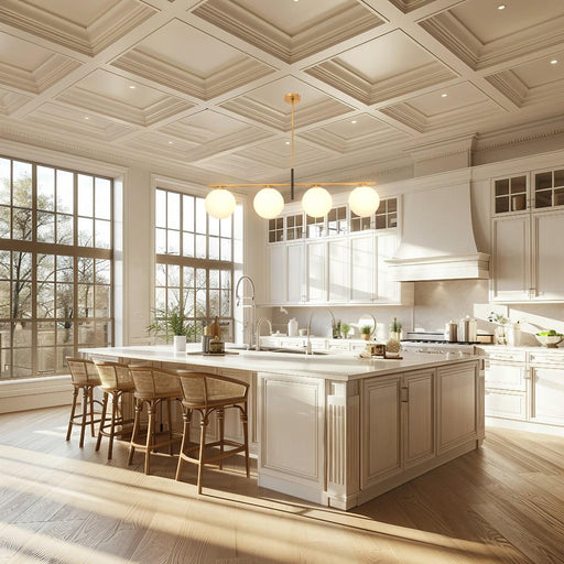 Spark Modern Gold Linear 4 Light Chandelier - Sweatfully