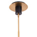 Spark Modern Gold 5 Light Dimmable Chandelier - Sweatfully