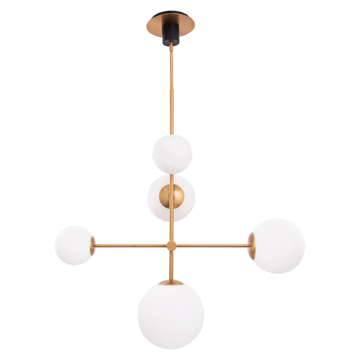 Spark Modern Gold 5 Light Dimmable Chandelier - Sweatfully