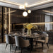 Spark Modern Gold 5 Light Dimmable Chandelier - Sweatfully