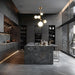 Spark Modern Gold 5 Light Dimmable Chandelier - Sweatfully