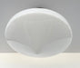 SPACE AGE 1940's Antique Milk Glass CEILING Light Retro Art Deco - Sweatfully