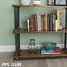 1/2 in. Black Square Floor Flange - Sweatfully