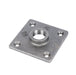 3/4 in. Black Square Floor Flange - Sweatfully