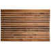 Belize Teak String Mat with Rubber Footing 31.4" x 19.6" - Sweatfully