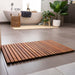 Wyoming Oiled Teak Shower and Bath String Mat 31.4″ x 19.6″ - Sweatfully