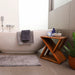 Danish Teak Slatted Stool - Sweatfully