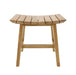 Phoenix Natural Teak Shower and Bath Slatted Stool - Sweatfully