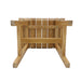 Phoenix Natural Teak Shower and Bath Slatted Stool - Sweatfully