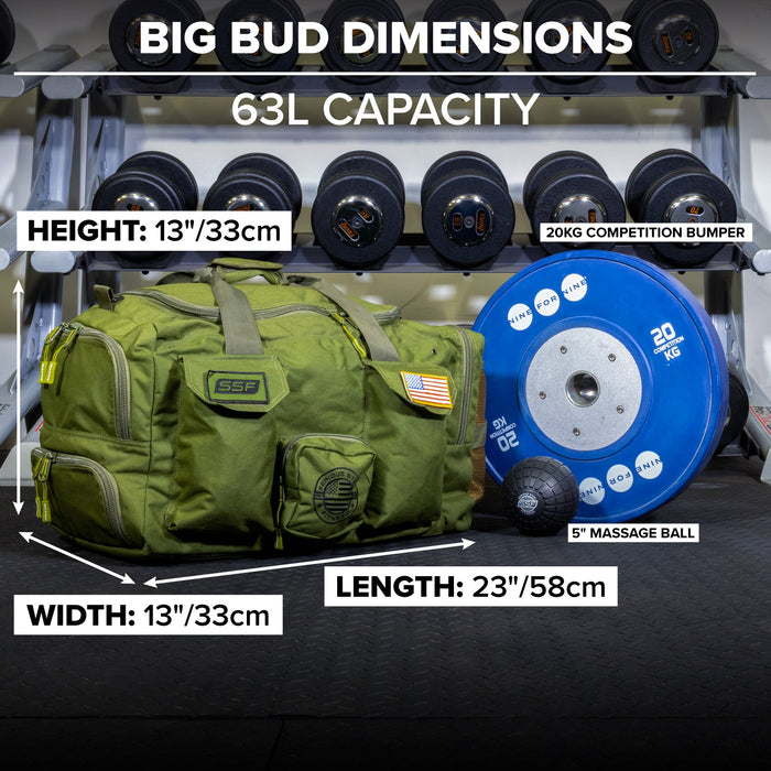Big Bud Duffel Bag (63L) - Sweatfully