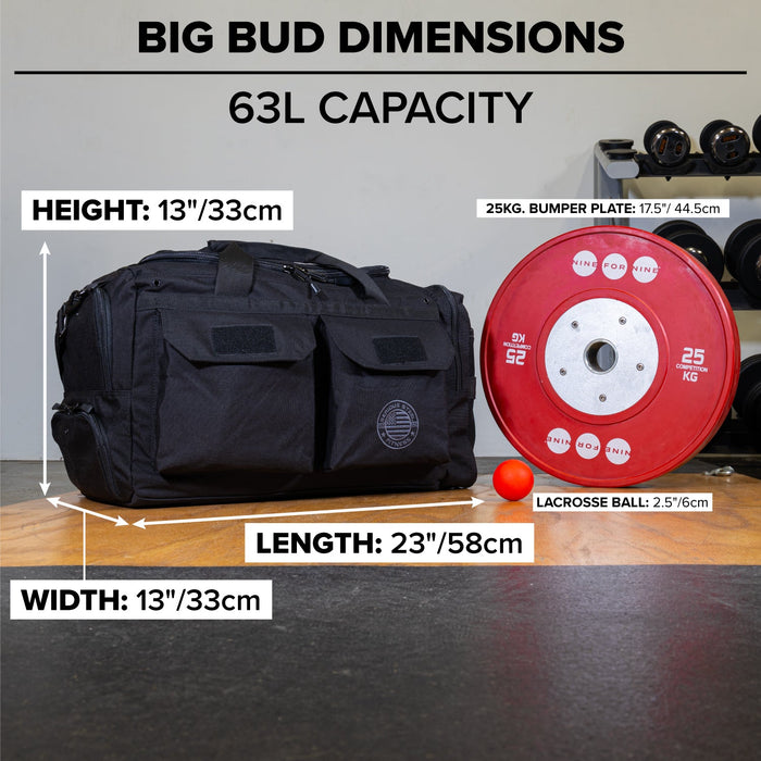 Big Bud Duffel Bag (63L) - Sweatfully