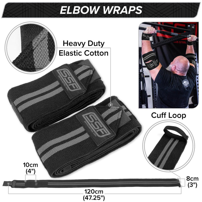 Elbow Wraps (Pair) - Sweatfully