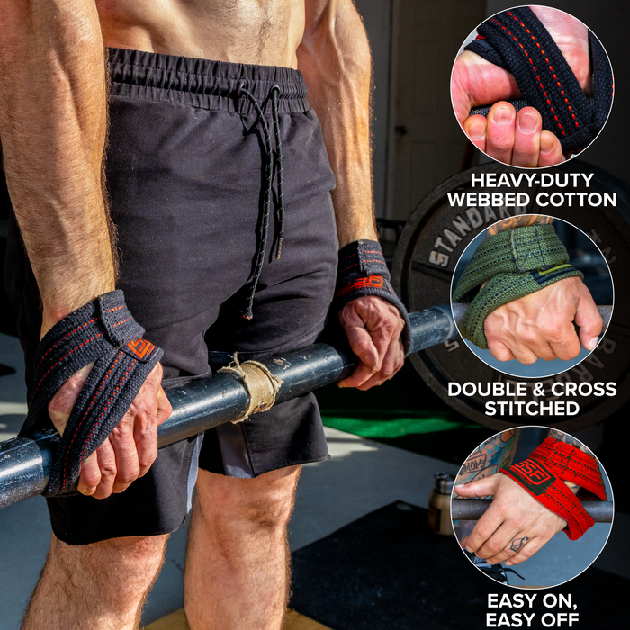 Figure 8 Lifting Straps - Sweatfully