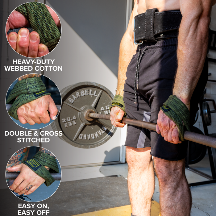 Figure 8 Lifting Straps - Sweatfully