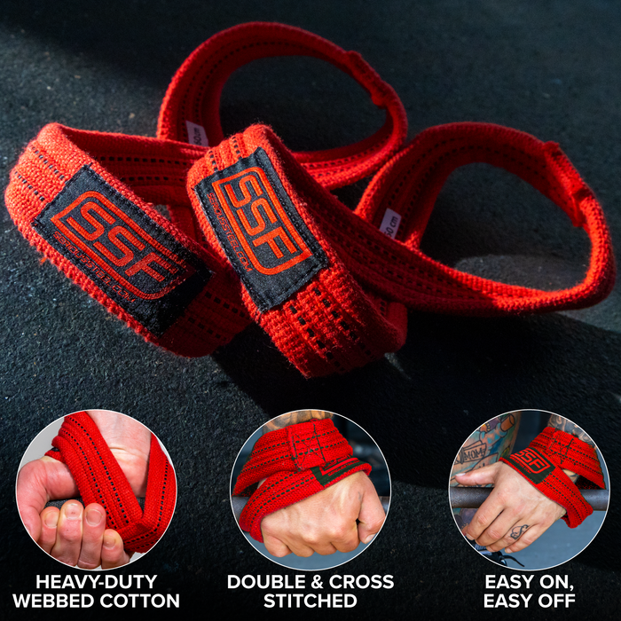 Figure 8 Lifting Straps - Sweatfully